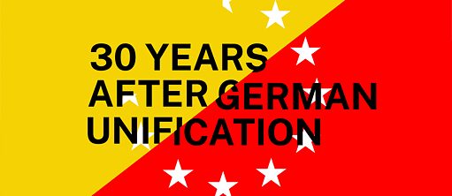 Online lunch talk | 30 Years after German Unification - Germany and Europe | do 8 oktober | 12:30 uur | met Dana Schwarzer, Luuk van Middelaar, Matthias Matthijs en Sophie Derkzen